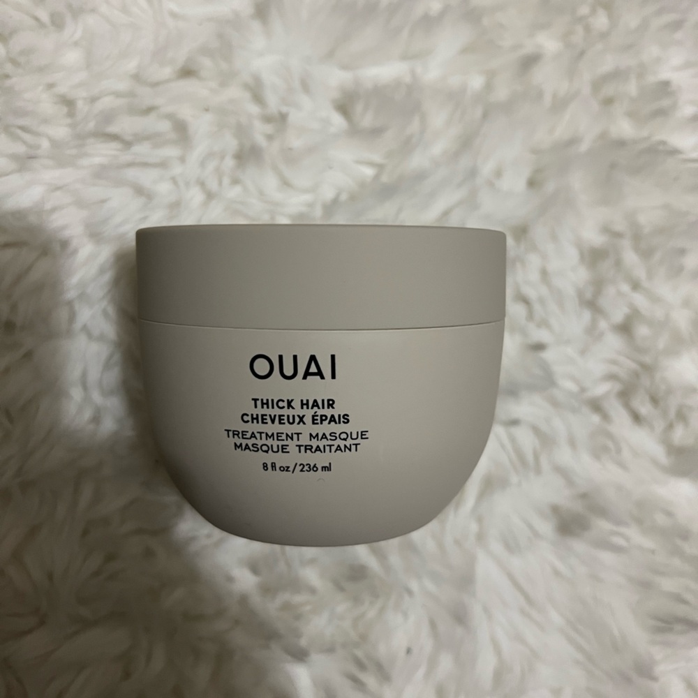 OUAI Thick Hair Treatment Masque - White